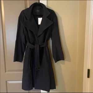 Isabel Marant Blue Moleskin Long Coat FR 36 or US 4